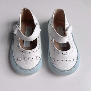 Mela Wilson Italian Leather Baby Shoes, Size US 2, EU 17